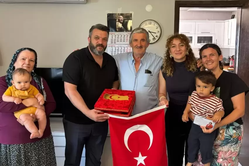 Kocaeli İzmitte Kıbrıs gazilerine anlamlı ziyaret