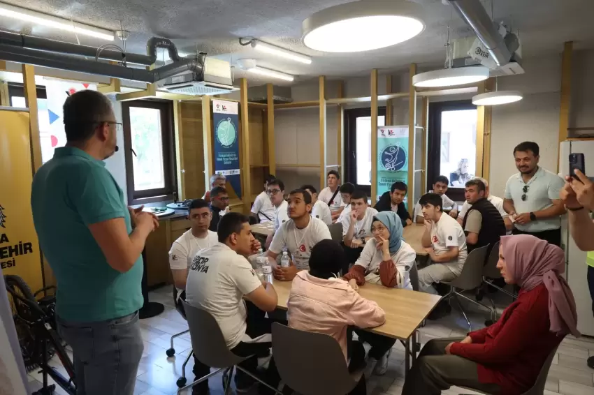 Konyada özel öğrenciler için bisiklet temalı proje