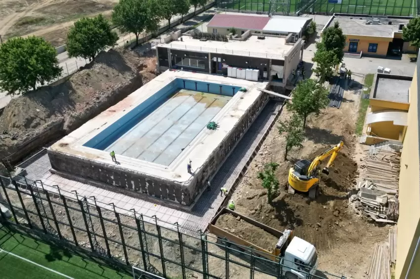Bursa Yıldırıma 4 mevsim havuz hazırlığı