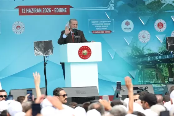 Cumhurbaşkanı Erdoğandan Edirnede yatırımlar ve Türkiye Yüzyılı vurgusu