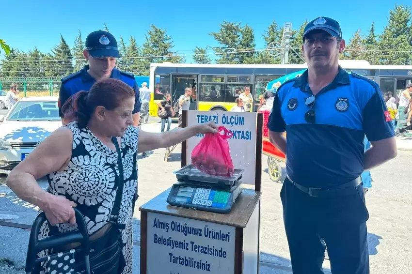İstanbul Bakırköy Zabıtasından pazarlarda sıkı denetim