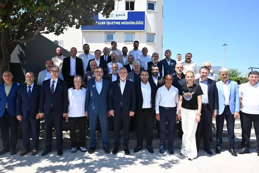 BTSO Başkanı Burkaydan Terminalde önemli buluşma