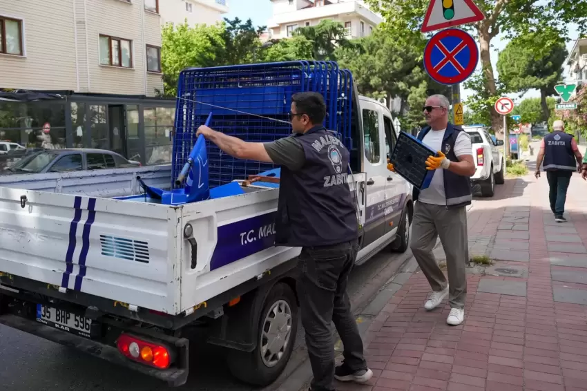 İstanbul Maltepede zabıta ekipleri işgallere karşı sahada