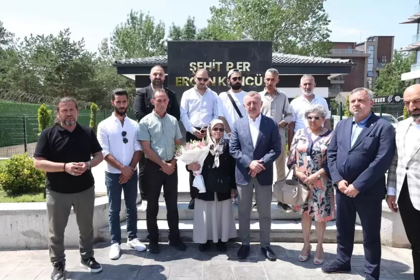 Kocaeli Büyükşehirden Şehit Ergün Köncüye vefa