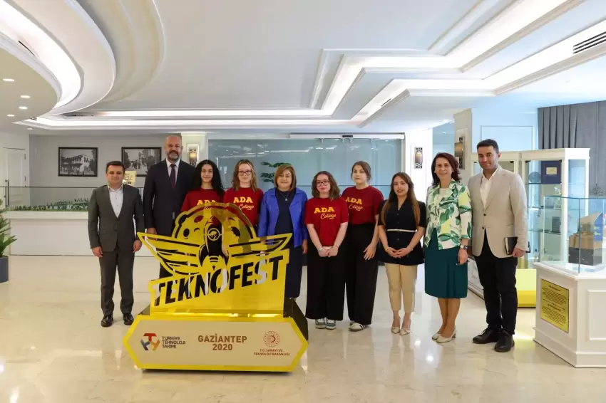 Gaziantepin gururu öğrenciler başkanla buluştu