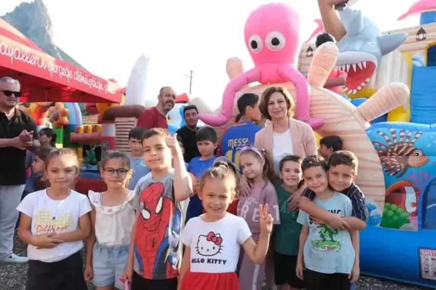 Eskişehirde Köyümüzde Şenlik Var Sarıcakayada çocuklarla buluştu