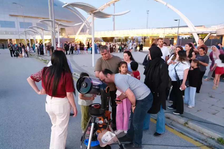 Konya Bilim Merkezinde gökyüzü gözlem etkinliği