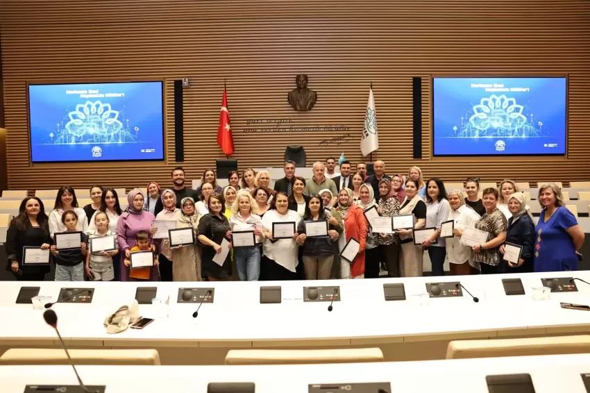 Bursa Nilüferde sertifikalı kadın gücü