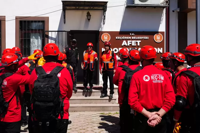 Ankara Keçiörenin Arama Kurtarma Ekibi eğitimlerini tamamladı