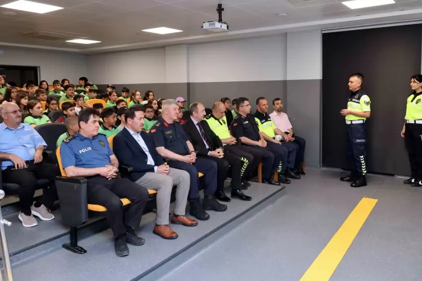 Konya Karatay Trafik Eğitim Parkında eğitimler tamamlandı