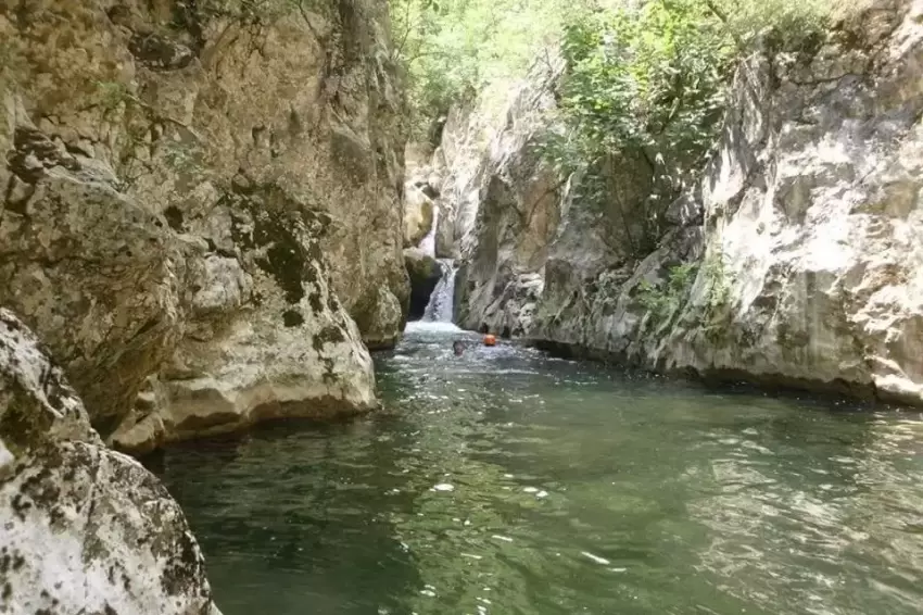 Doğa tutkunları Yenişehirde Cennet Kanyonunda buluşuyor