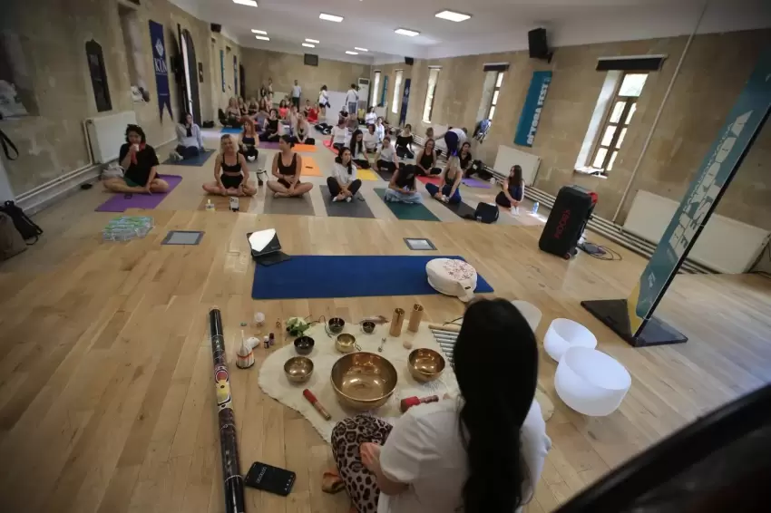Kapadokyada üç gün sürecek yoga festivali başladı