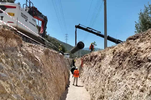 ASAT Kaşın içme suyu altyapısını güçlendiriyor