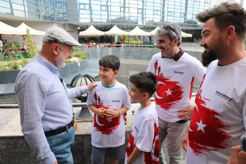 Kayseri Kocasinanda baba ile çocuk satran çta buluştu