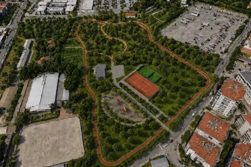 İzmirde Aliberti Köşkü kent parkına dönüşüyor