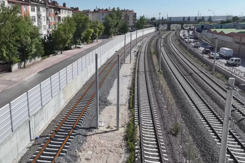 Konyada gürültüye karşı ses bariyeri yapıldı