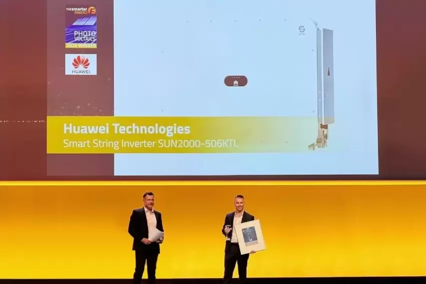 Huaweinin 506 kWlık Akıllı Dizi İnvertörü, Intersolar Europe 2026da Smarter E AWARD ödülünü kazandı