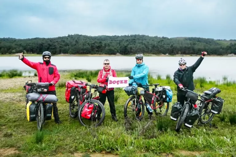 Keşan DOÇEKten tarihi pedal yolculuğu