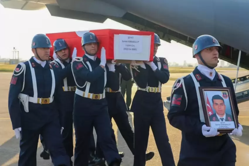 Şehit Jandarma Uzman Çavuş Adanada son yolculuğuna uğurlandı