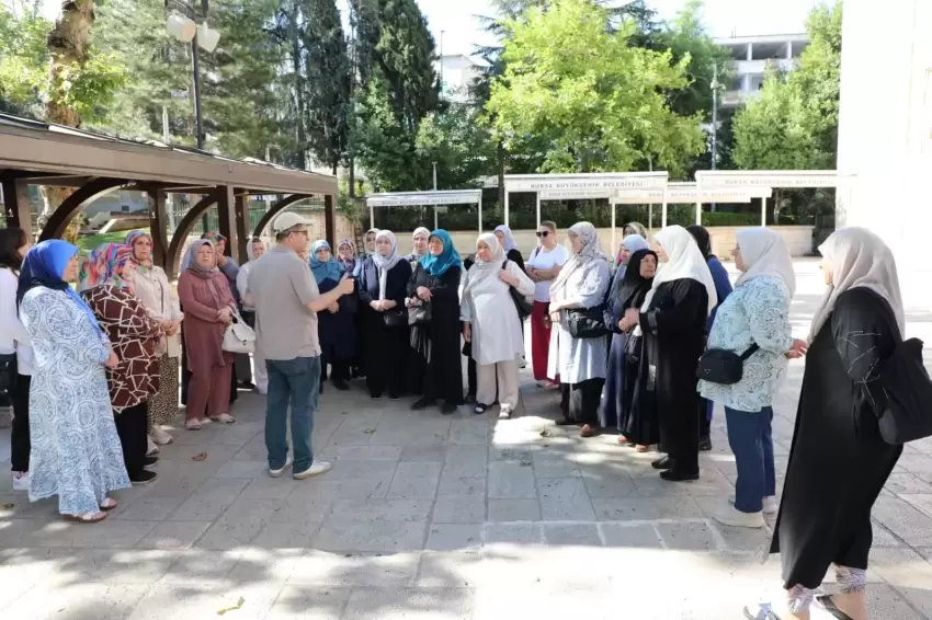 Gemlik Kurtullu kadınlar Bursanın tarihi ve manevi mirasını keşfetti