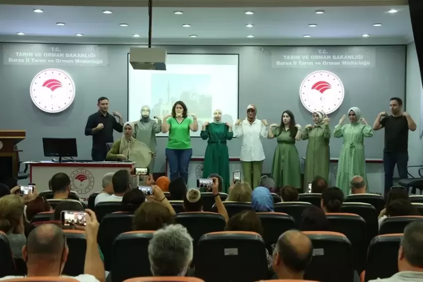Bursada Tarım ve Orman Müdürlüğü personeli işaret dili öğrendi