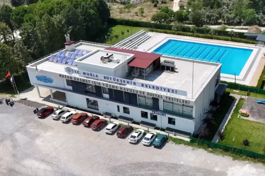 Muğlada Yatağana yüzme havuzu hizmeti