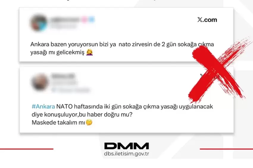 İletişimden Ankarada sokağa çıkma yasağı iddialarına yalanlama