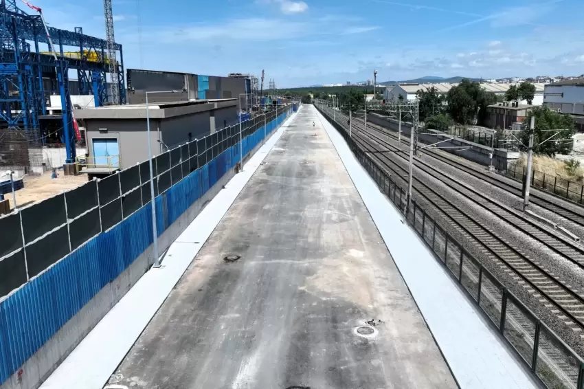 Darıca Dutluk Sokakta üstyapı son sürat ilerliyor