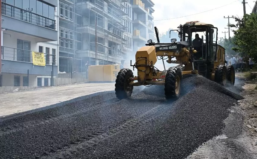Kdz.Ereğli Belediyesi asfalt çalışmalarına başladı