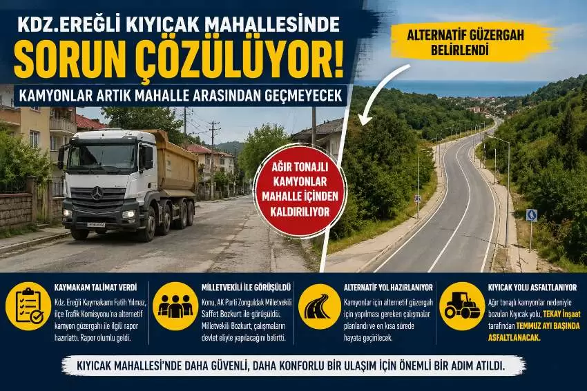Kaymakam Fatih Yılmaz el attı. Kıyıcakta sorun çözüldü.