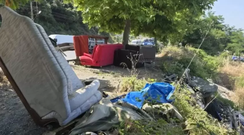 Kdz.Ereğli sahilindeki çadır ve barakalar yıkıldı