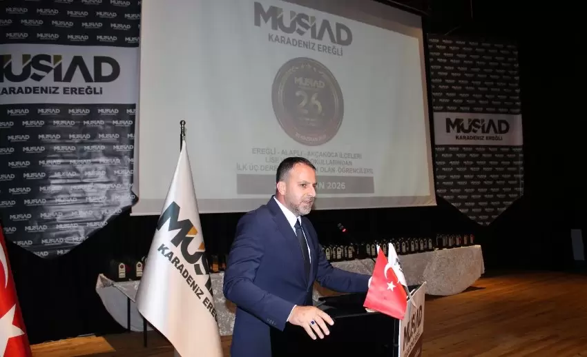 MÜSİAD Kdz.Ereğli Şube Başkanı Kemal Gülbaydan teşekkür