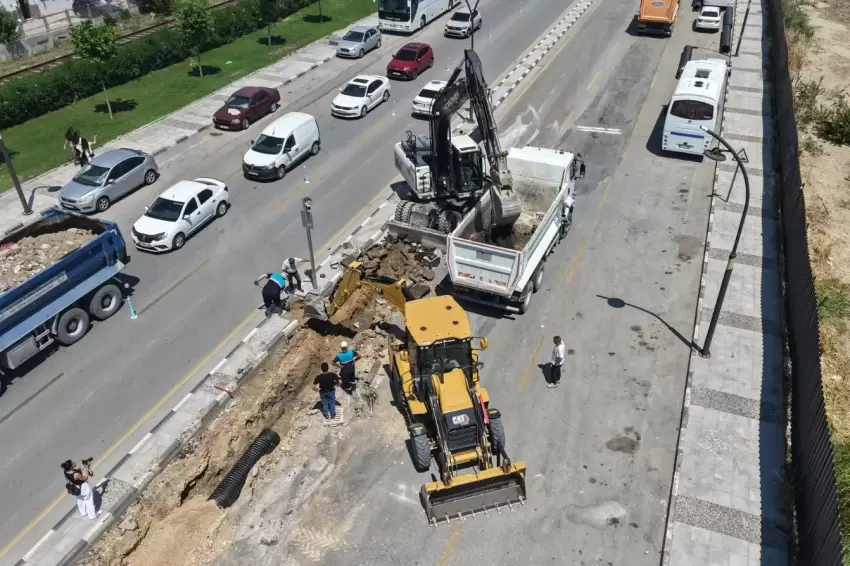 Manisa Cider Yolunda su baskınlarına kalıcı çözüm