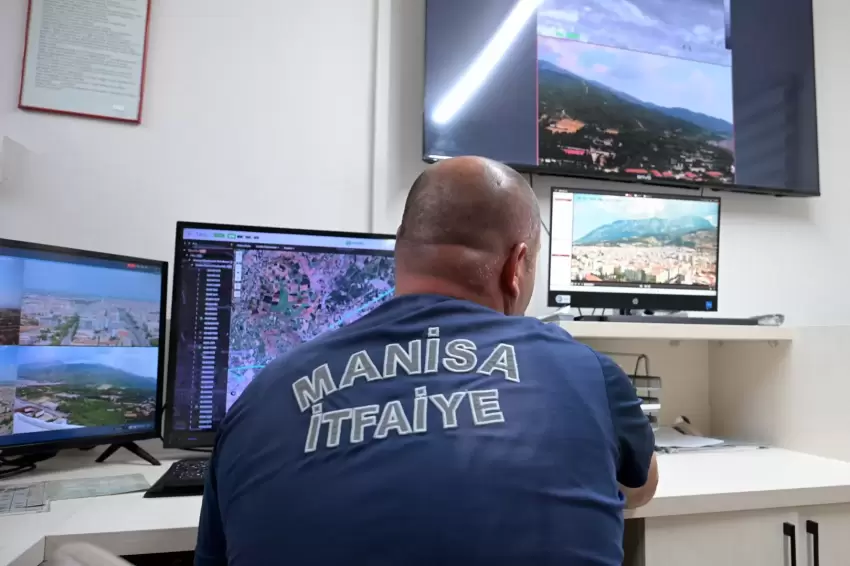 Manisa Büyükşehirden yangınla mücadelede teknoloji hamlesi