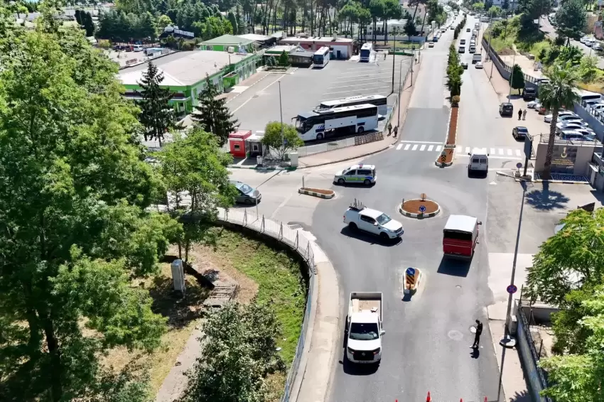 Giresunda yeni kavşaklarla trafik daha güvenli hale geldi