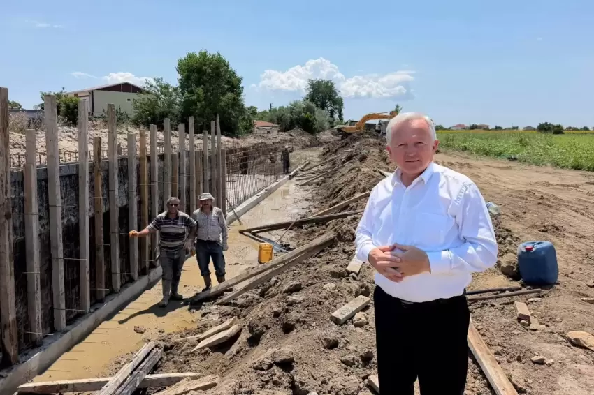 Kanal İpsala projesinde çalışmalar sürüyor