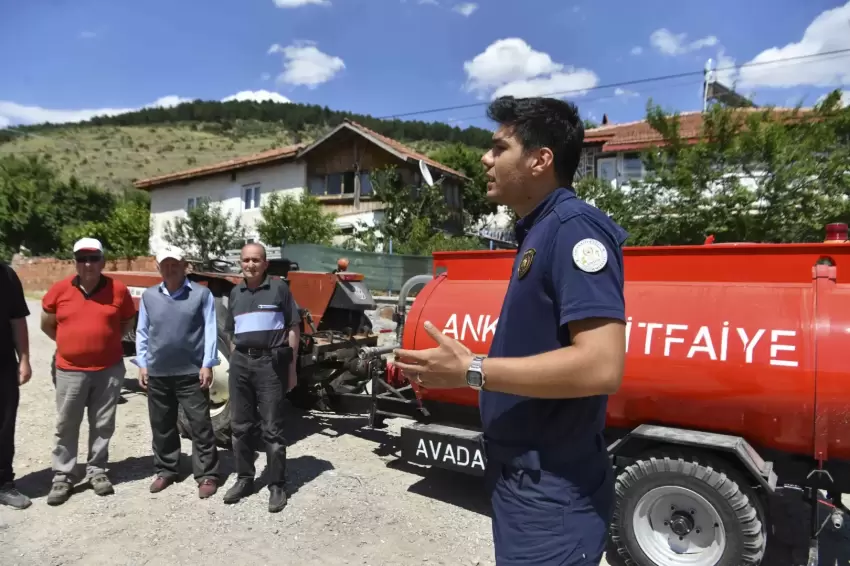 Ankarada kırsala 80 yeni yangın tankeri