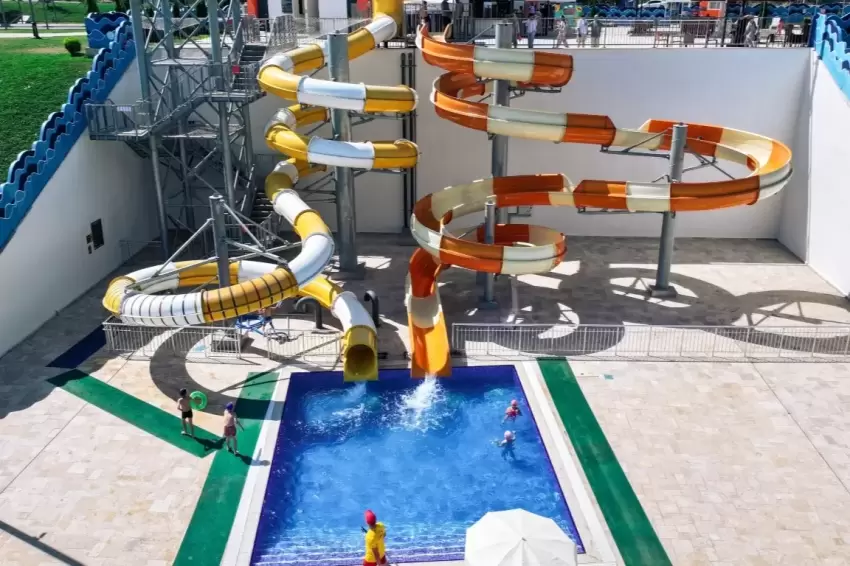 Kocaelide Değirmendere Aquapark çocukların yaz keyfi