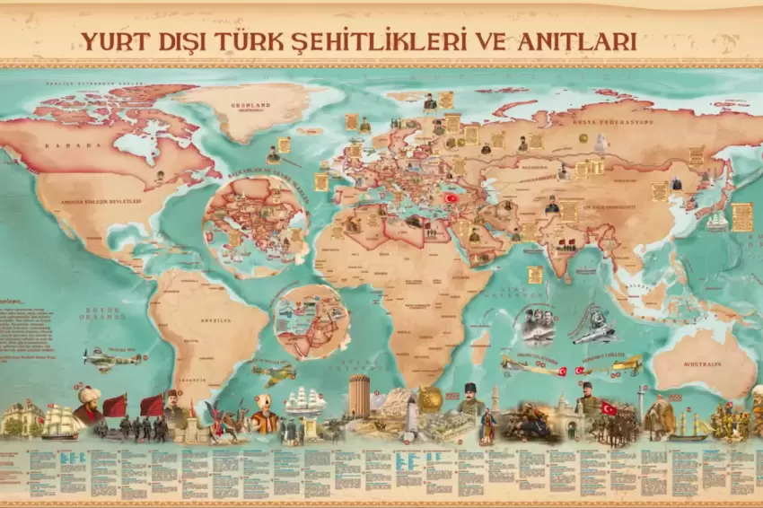 MSBden dijital şehitlik haritası... 48 ülkedeki 172 şehitlik ve anıt tek platformda