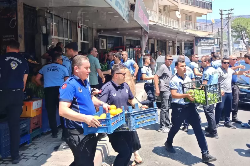 Sokak işgaline şok denetim Zabıta affetmedi
