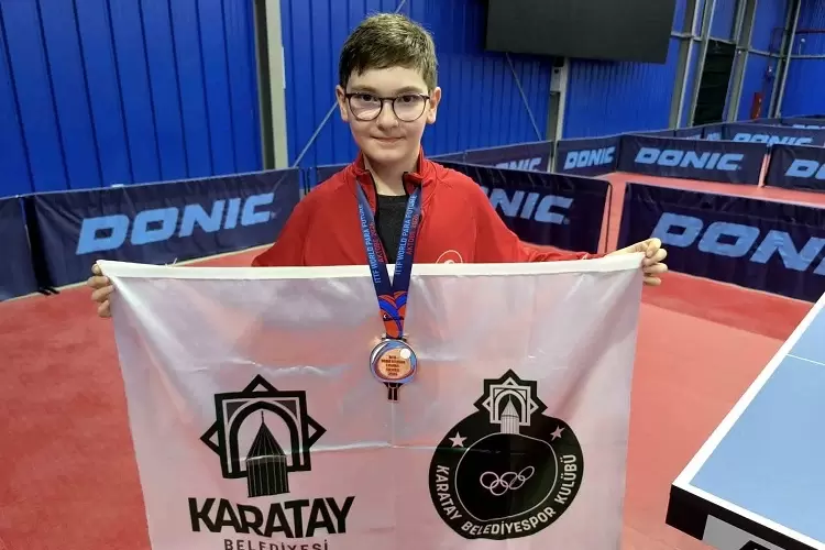 Tahir Efe Şahin Karatayın gururu oldu