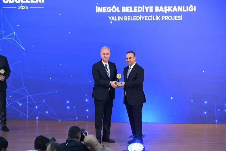 Bursa İnegöl Belediyesinin Yalın Belediyecilik Projesine Bakanlıktan Ödül
