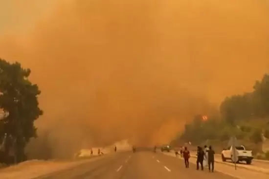 Muğlada korkunç yangın Tahliyeler başladı