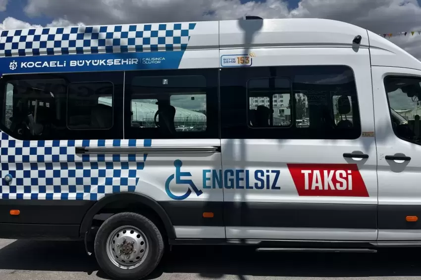 Kocaelinde Engelsiz Taksi 6 ayda 13 bin kez yola çıktı