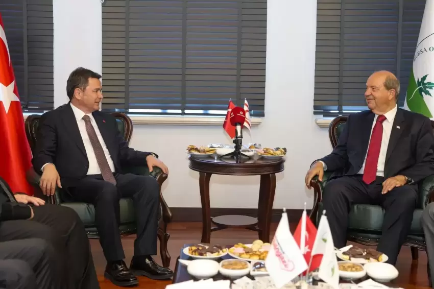 Başkan Erkan Aydın, Ersin Tatarı ağırladı