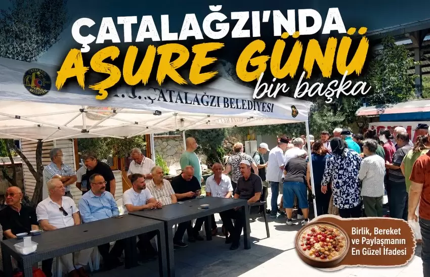 Çatalağzı Belediyesinden vatandaşlara aşure ikramı