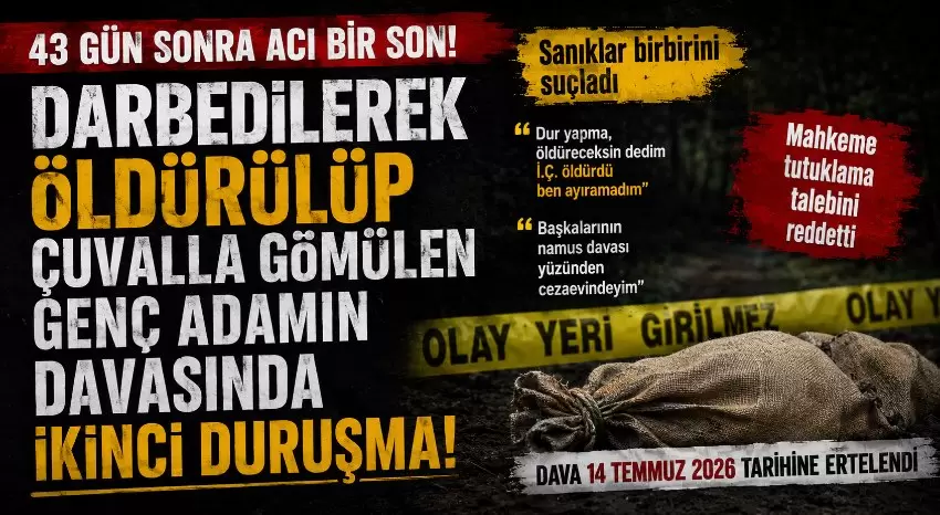Öldürülüp, gömülmüştü. Dinçer Arslan cinayetinde ikinci duruşma görüldü