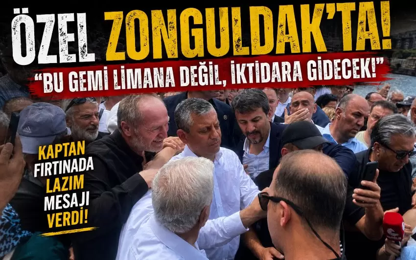 Özgür Özel, Zonguldakta: “Zonguldakı küçültüyorlar”