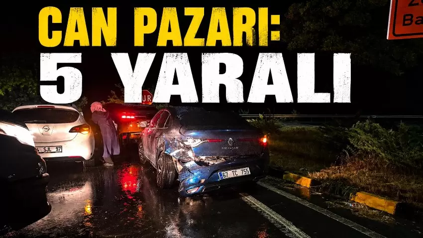 Orman Kavşağında can pazarı: 5 yaralı