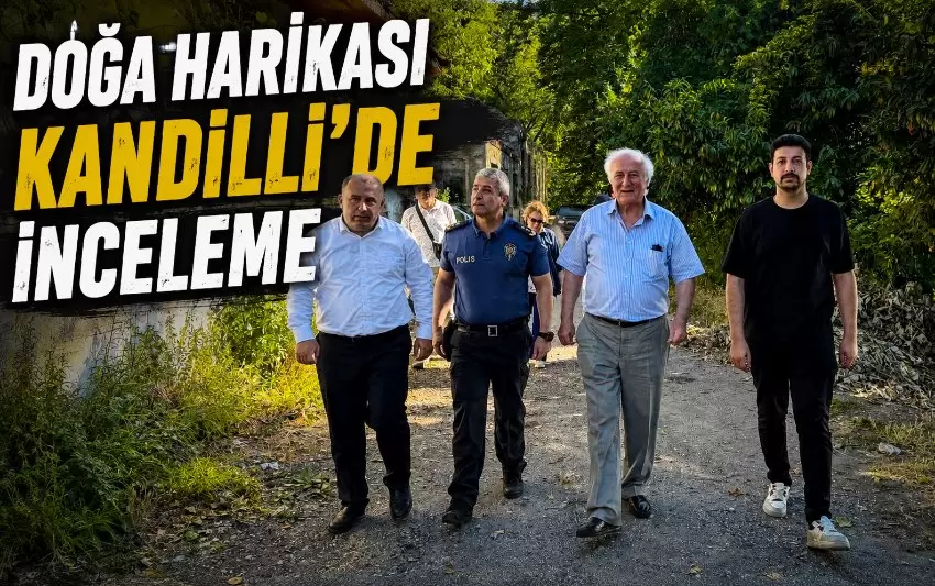 Emniyet Müdürlerinden Kandilliye ziyaret, Varagel Orman Parkı Projesi yerinde incelendi